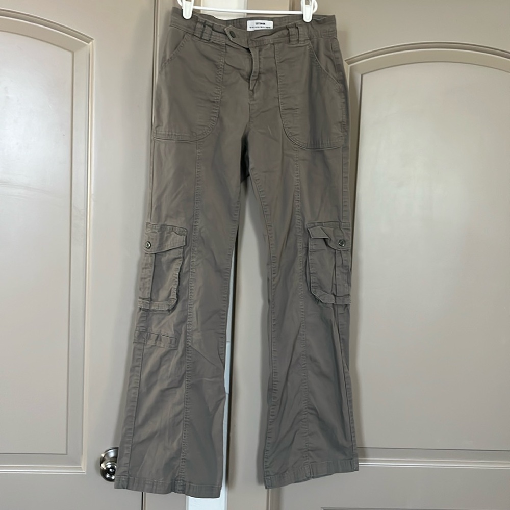 Cotton On Women’s Charcoal Cargo Boot Cut Pants